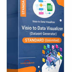 Product box for Visio to Data Visualizer Dataset Generator STANDARD, unlimited process steps.